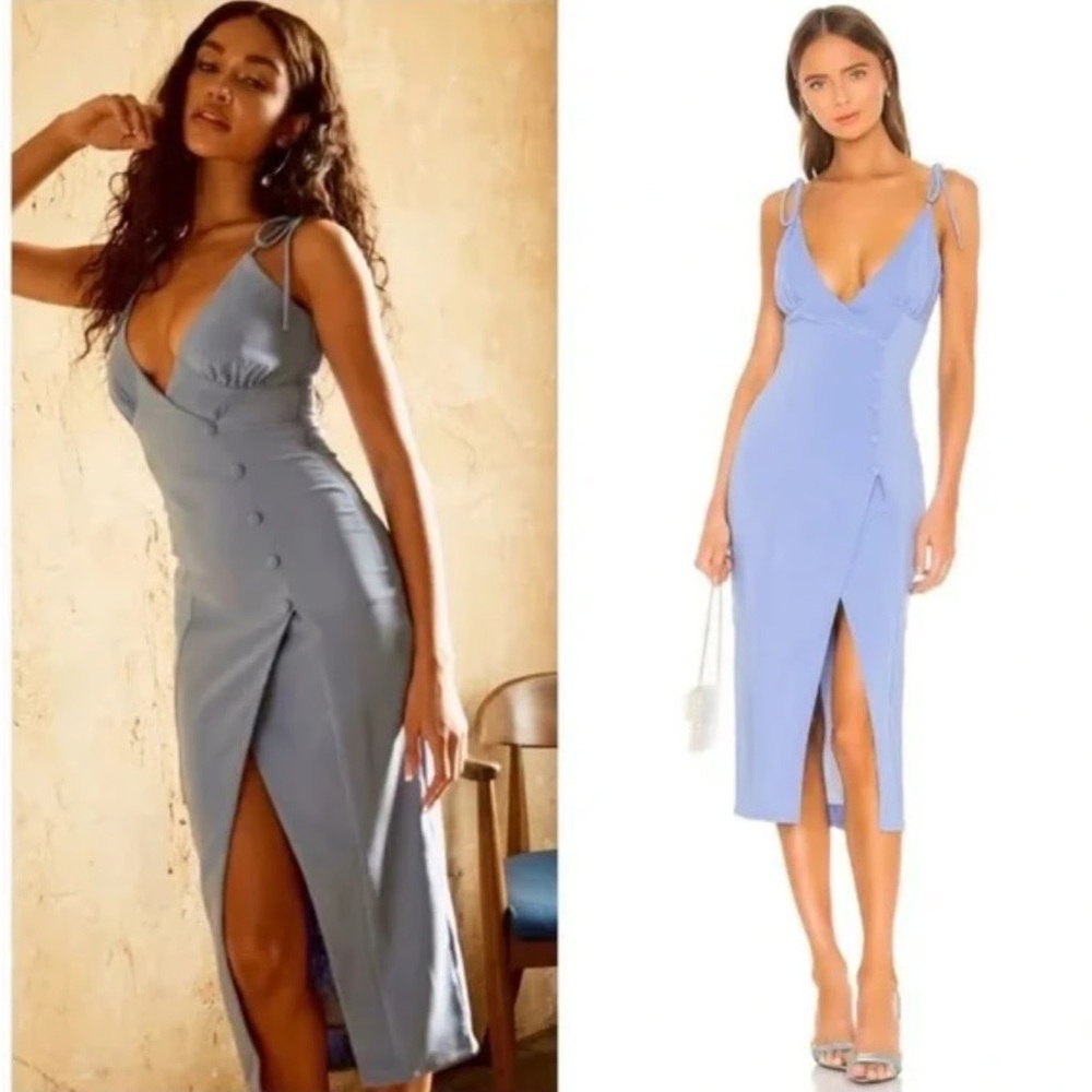 Camila Coelho Sky Blue Midi Dress